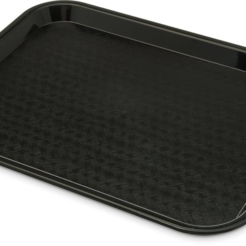 Cafe Standard Plastic Cafeteria/Fast Food Tray, NSF Certified, BPA Free, 14" Len